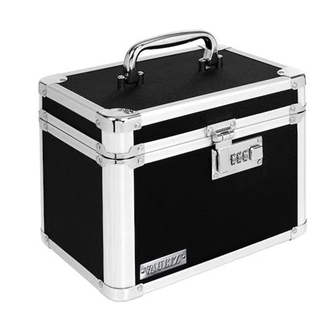 locking metal box small|lockable storage box small.